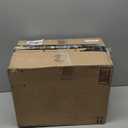 Storage Basket Cube Bins - Woven Cotton Rope Organizer Bins, Decorative Storage Baskets, Cube Organizer for Home, Laundry (4-Pack, White/Grey)