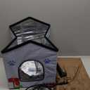 Heated Cat Houses for Indoor/Outdoor Cats with Elevated Heated Cat Bed Waterproof Providing Safe Feral Cats, Easy to Assemble