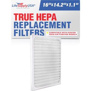30930 True HEPA Filter Replacement Compatible with Hunter HEPAtech 30020, 30393, 30200, 30201, 30205, 30250, 30253, 30255 Air Purifiers by LifeSupplyUSA 30930 True HEPA Filter Replacement Compatible with Hunter HEPAtech 30020, 30393, 30200, 30201, 30205, 30250, 30253, 30255 Air Purifiers by LifeSupplyUSA