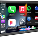 PLZ 7" Wireless Double Din Car Stereo Apple Carplay Radio Screen for Car Audio Receivers, Bluetooth 5.3 Car Play Android Auto Touchscreen, 240W 4.2 CHN 2 Subwoofers Outputs, Backup Camera, SWC, FM/AM Visit the PLZ Store MULTIMEDIA PLAYER mp5