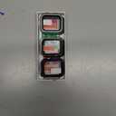 6-Pack Case Compatible with Apple Watch Series SE 3(2025)/SE 2/SE/6/5/4 40mm with Tempered Glass Screen Protector, Full Coverage Hard PC Protective Face Cover Bumper for iWatch 40 mm (Black/Transparent/Silver/Green/Starlight/Blue)