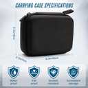 Carrying Case for Gameboy Advance SP,Game Case Holder for GBA SP Accessories,Durable Portable Storage Bag for GBA SP Accommodates 1 Charger,7 Game Cartridge Slots and 3 Cartridge Cases Simultaneously