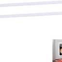 2pc Replacement Bracket for PetSafe Dog Door Replacement Flaps,Easy Installation with,White,Size Extra Large,for 35 * 60cm Dog Door