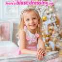 Princess Dress Up Shoes Set, Girls Dress Up Toys, Jewelry Boutique Necklace Earrings Crown, Princess Dresses Role Pretend Play Gifts Princess Toys for Girls Aged 3 4 5 6 Years Old