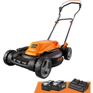 LawnMaster 48V MAX 19-inch Brushless Cordless Lawn Mower, CLMF4819X
2X24V MAX 4.0Ah Battery, Dual Charger, 6 Cutting Positions