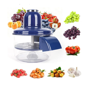 Automatic Grape Peeler Machine, Electric Garlic & Cherry Tomato Peeler Skin Remover Tool for Small Fruits, Effortless Peeling for Home Kitchen (Blue-1PC)