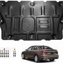 Engine Splash Shield Fit for Audi A4 2017-2024 Engine Case Guard for Audi S4 2017-2024 Under Cover Compatible with Audi A5 S5 2018-2024 Front Engine Guard Mud Flaps