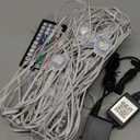 100FT Permanent Outdoor Lights Waterproof, Smart RGB Eaves Lights with App/Remote Control, DIY Scene Modes, LED Outdoor Lighting for Christmas Holidays Daily Party House Roof Lighting