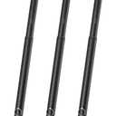 Sliding Door Security Bar 3 Pack, 20.5-51.8 Inch Adjustable Door Stoppers Security Sliding Glass Door Security Bar, Heavy Duty Window/Patio Door Security Bars Black