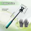 Weed Puller Tool-2Pcs Gardening Hand Weeder Tools, 2026 New Weeding Artifact Uprooting Weeding Tool, Manganese Steel Weed Removal TooL, 6 Teethes Dual Purpose Manual Weed Pulling Tool for Yard Gardenl