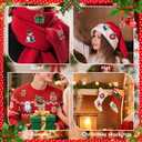 2 x 24 PCS Christmas Iron On Patches, Xmas Embroidered Sew Applique Repair Patch Santa Claus Christmas Tree Wreath Snowman Elk Angel Reindeer Candy Cane DIY Crafts for Clothing