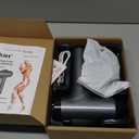 Massage Gun Deep Tissue, Handheld Electric Muscle Massager, High Intensity Percussion Massage Device for Pain Relief with 9 Attachments & 30 Speed(Grey)