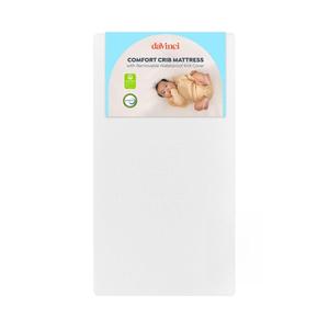 Davinci Comfort Crib Mattress, Firm Support, Lightweight, Removable Cover, Greenguard Gold Certified, CertiPUR-US Certified