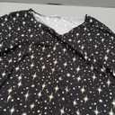 Ekouaer Pajama Top for Women Lounge Short Sleeve Top, Soft Sleepwear, 2XL