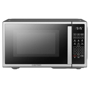 Chefman Countertop Microwave Oven 0.9 Cu. Ft. Digital Stainless Steel Microwave 900 Watt with 6 Presets, Eco Mode, Mute Option, Memory Function, Child Safety Lock, Kitchen, Home, Dorm Essentials