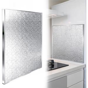 Magnetic Heat Shield Board, 23.6x23.6 Inches Fireproof Aluminum Heat Resistant Mat for Refrigerator Side, Stove, Oven, Fireplace and Kitchen Appliance Protection