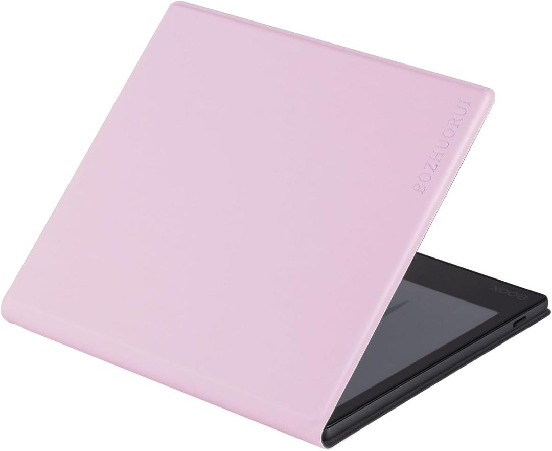 BOZHUORUI Case for 7" Onyx Boox Go 7 & Go 7 Color e-Reader (1/2th Gen,2024/2025 Released) - Slim Lightweight Magnetic Cover with Auto Sleep/Wake (Pink)