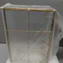 Glass Wedding Card Box with Slot, Large Clear Card Box 10.2 inch Gold Brass Gift Card Storage Box with Lock for Wedding Receptions, Baby Shower, Birthday Party, Bridal Shower