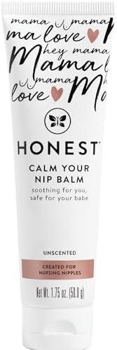 The Honest Company Honest Mama Calm Your Nip Balm | Nourishing, Soothing Nipple Cream for Nursing | Naturally Derived + Safe for Sensitive Skin | 1.75 fl oz