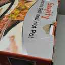 2 in 1 Hot Pot with Grill, Electric Korean BBQ Grill, Independent Dual Temperature Control & Non-stick Pan, Multi-function Smokeless Barbecue Grill for Family and Friends Gathering