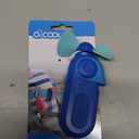 O2COOL Sport Misting Fan - Portable Pocket Size Battery Powered Cooling Fan With Carabiner Clip (Blue)