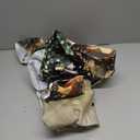 MEHOFOND 7x5ft Winter Christmas Tree Snowflake Green Newborn Photography Background Snow Scene Glitter Bokeh Child Portrait Backdrops Xmas Birthday Baby Shower Party Photo Banner Props