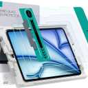 ESR 2 Pack Screen Protector for iPad Air 11 Inch M3/M2 (7th/6th Generation, 2025/2024), 9H Tempered Glass Film with Easy Application Tray, Scratch Resistant, Bubble Free, HD Clarity, Touch Sensitive (Classic)