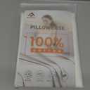 Warmstar Cotton Pillow Cases Standard Size Set of 2, 600 Thread Count Pillowcases 20x26 Inches, Soft Long Staple Cotton Pillowcases Breathable with Envelope Closure,White