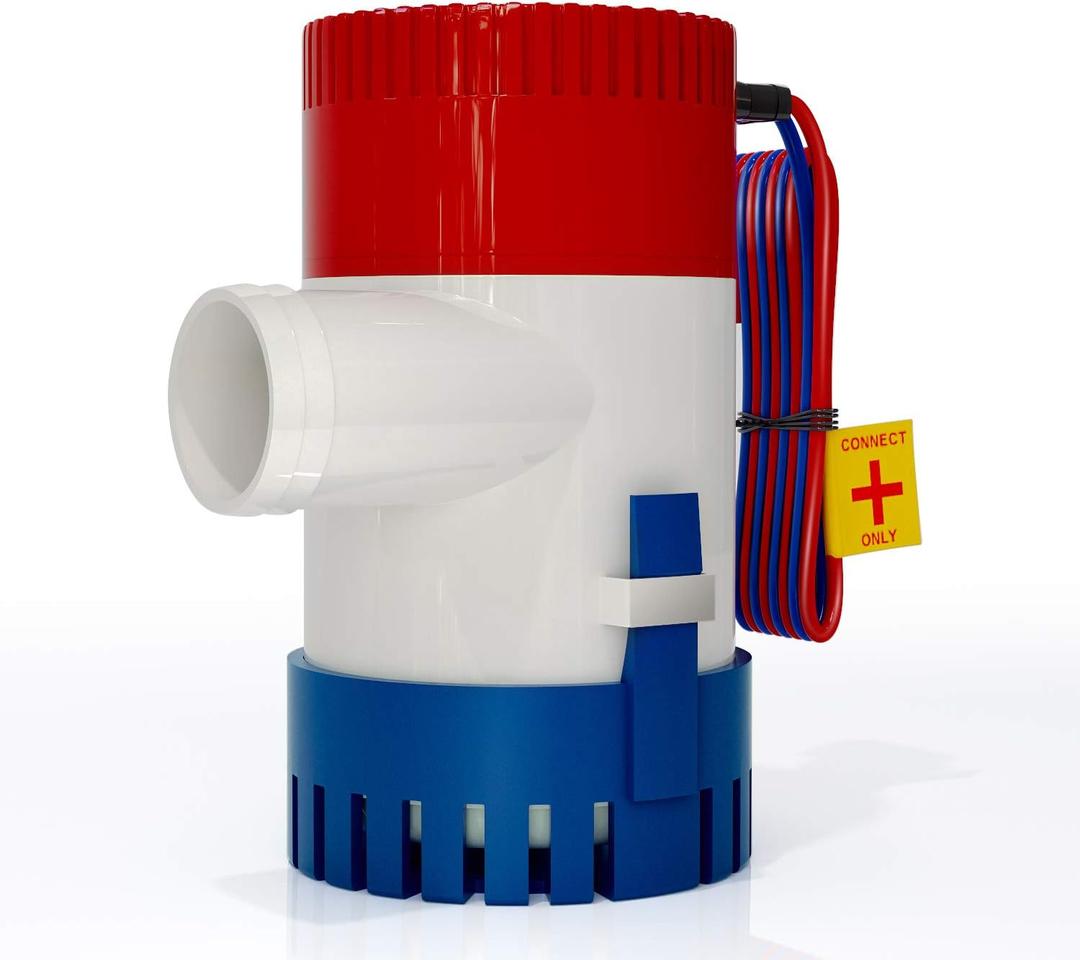 1100Gph 12V Submersible Marine Electric Bilge Water Pump for Boat Caravan RV