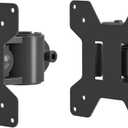 Suptek Single Head and Plate Vesa Pole Monitor Mount Bracket for Suptek Monitor Mount,2 Pack(MD6TB-2) (Black)