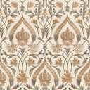 NuWallpaper, Isle Blue Peel and Stick Wallpaper, Traditional, Self-Adhesive, 20.5-in x 18-ft
