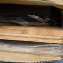 2 Set XXL Stackable Wire Basket with Bamboo Tops & Tag- Pantry Organizer and Storage Bins, Kitchen Counter Cabinet Shelf Countertop Under Sink Organizing, Food Snack Produce Onion Potato Bread Storage