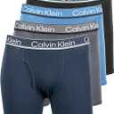 CALVIN KLEIN 4 PACK BOXER BRIEF. Size M