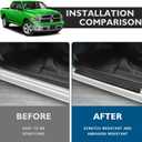 BIBLOZ ABS Material Door Sill Protector Compatible with Dodge RAM 1500 Classic 2019-2024 and RAM 1500(Crew Cab 5.6 ft) 2009-2018 Accessories Door Sill Guards Trim(not for RAM 1500 2019-2024)