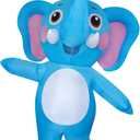 Giant Elephant Inflatable Costume Halloween Cosplay Blow-Up Suit for Adult/Halloween/Christmas/Mardi Gras