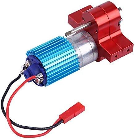 Dilwe RC , Metal Speed Change with 370 Brush Motor for WPL 1633 RC Car(Red)
