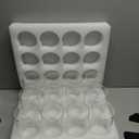 Sandraheer 12-Pack Glass Cylinder Vases, 6" Tall Clear Bud Vases for Weddings, Hurricane Candle Holders & Table Centerpieces