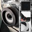 4PCS Speaker Foam Rings Kit,3-Size 6" 6.5" 6.75" Speaker Gasket for Enhanced Bass & Noise Reduction,Self-Adhesive Car Audio Foam Rings Car Accessories for Most Vehicles