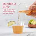 Prestee 500 Clear Plastic Cups - 9 oz Cocktail Cups for Parties and Events, Plastic Cocktail Glasses, Disposable Drinkware - Durable Drinkware, Bulk 500 Party Supplies, 500 Count