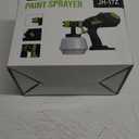 Cordless Paint Sprayer for Ryobi 18V Battery, Handheld HVLP Paint Gun with 3 Spray Patterns & 4 Nozzles, Ideal for DIY Projects, House Painting, Furniture & More (No Battery Included)