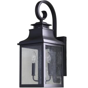 AA Warehousing ELW2283BL Exterior Wall Lighting, Black