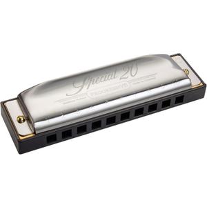 Hohner Special 20 Diatonic Harmonica, C-major - Professional, Responsive Reeds, Injection Molded Plastic Comb with Projecting Mouthpiece (One Size)