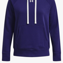 Under Armour Women's Rival Fleece Pull-Over Hoodie XL Sonar Blue
