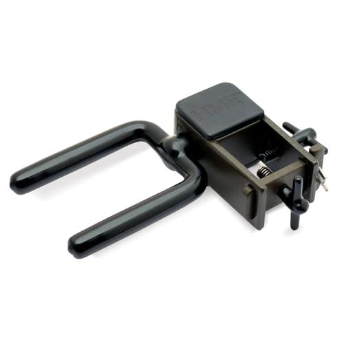 HME High-Quality Durable Reliable Versatile Easy-to-Install Universally Mountable Hunting Tree Stand Bow Holder - 360 Fork Rotation, Rock solid attachment