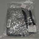 SOFIA'S CHOICE Women Sequin Skirts Mini Pencil High Waisted Sparkly Skirt Party Night Out Silver-1 Medium (Silver, M)