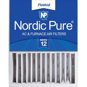 Nordic Pure 16x20x5 (Actual Size: 15 7/8 x 19 5/8 x 4 3/8) Honeywell/Lennox Replacement MERV 12 Air Filter 1 Pack