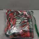 G Lake Christmas Plaid Throw Blanket Green Red Super Soft Faux Cashmere Blankets with Tassels for Couch Sofa Halloween Home Decor 50" x 60" (Xmas)