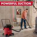 Vacmaster 16-Gallon 6.5 Peak HP Wet/Dry Vacuum VJH1612PF 1101, Red