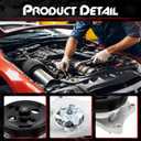 Engine Water Pump with Gasket Pulley, Compatible with 2017-2019 Chevy Cruze, 2018-2021 Equinox, 2016-2022 Malibu, 2016-2021 Spark 2018-2021 GMC Terrain 2016-2019 Buick Encore, Replace# 12667387