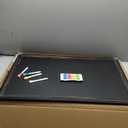 Rustic Wood Framed Chalkboard, 36" x 24" Wall-Mounted Blackboard for Kitchen, Restaurant Menu, Office & Home Dcor